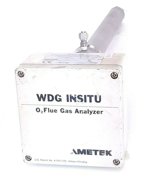 AMETEK WDG INSITU O2 FLUE GAS ANALYZER 90-130VAC 47-63HZ 150 VA MAX.
