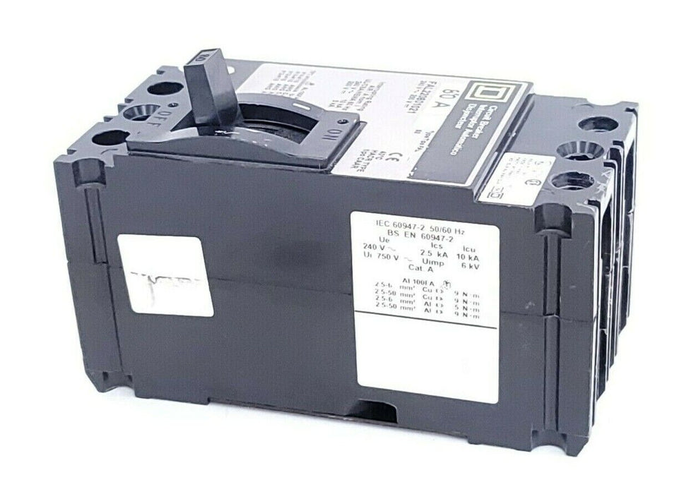 SQUARE D FAL220801021 CIRCUIT BREAKER 80A 240V~250V