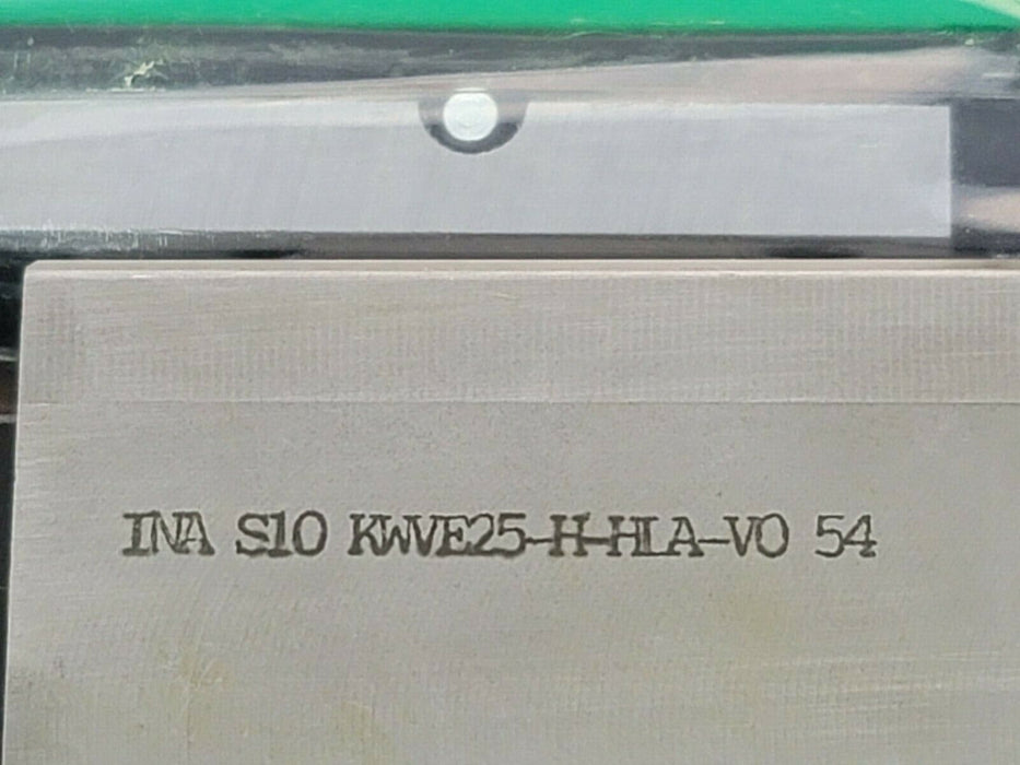 BOX OF 2 NIB INA KWVE25-H-LZV+PP2 LINEAR CARRIAGE BEARINGS 005-286-530