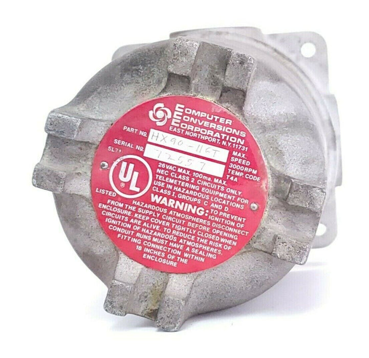 COMPUTER CONVERSIONS HX90-11GT RESOLVER TRANSDUCER EXPLOSION PROOF 300 ...