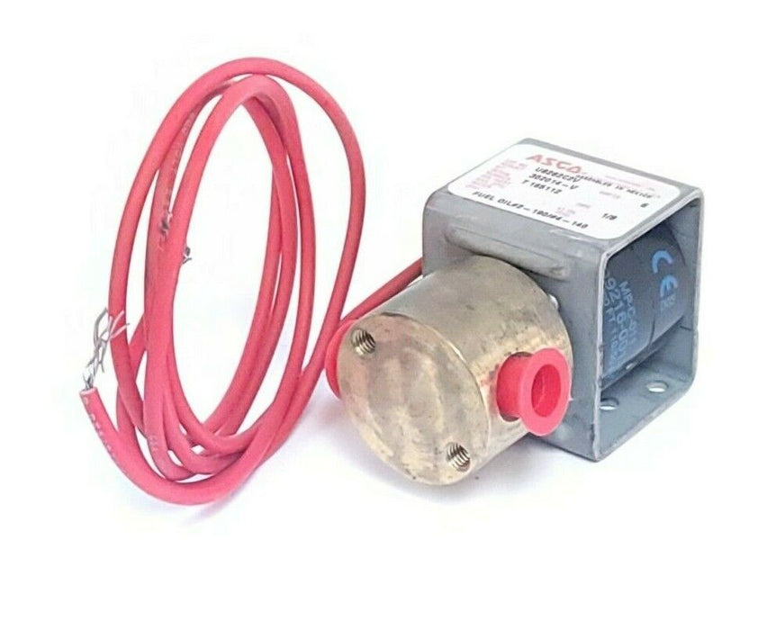 NEW ASCO U8262C2V SOLENOID VALVE 120/60, 110/50 WATTS: 6 PIPE: 1/8