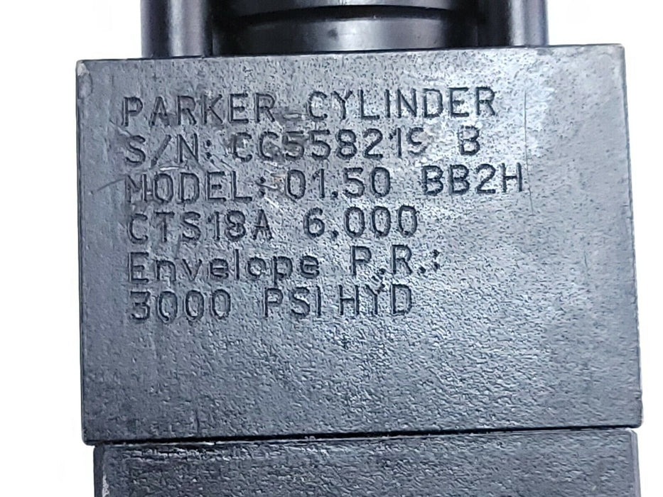 NEW PARKER 01.50 BB2HCTS18A 6.000 CYLINDER 3000 PSI HYD