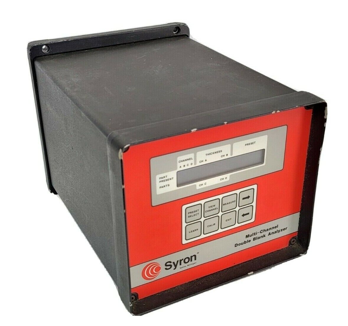 SYRON DBA020 DOUBLE BLANK ANALYZER 120VAC S/N:003