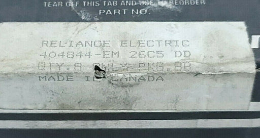 BOX OF 4 NEW RELIANCE ELECTRIC 404844-EM CARBON BRUSHES 404844EM