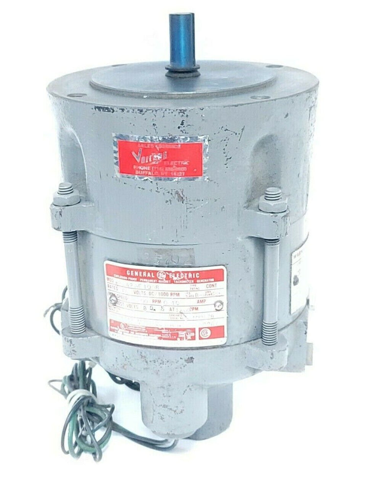GENRAL ELECTRIC 5BC42AE1008 TACHOMETER GENERATOR 50VDC 5000RPM .10AMP