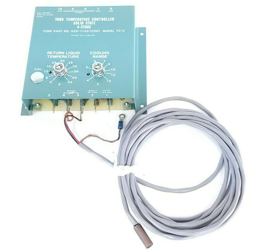 YORK 025-17401C001 TEMPERATURE CONTROLLER SOLID STATE 4 STAGE MODEL TC-4