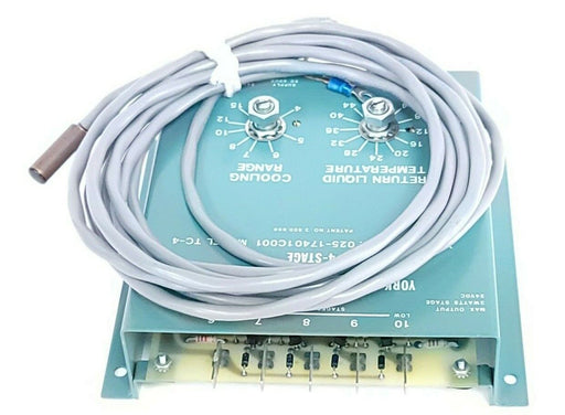 YORK 025-17401C001 TEMPERATURE CONTROLLER SOLID STATE 4 STAGE MODEL TC-4