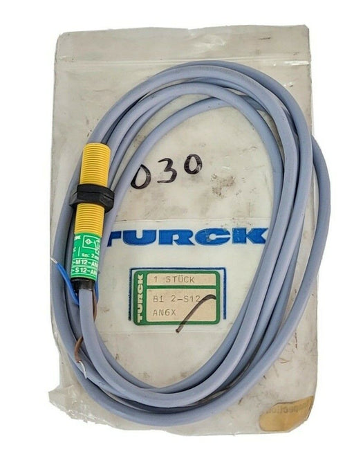 NEW TURCK BI2-S12-AN6X PROXIMITY SENSOR BI2-M12-AN6X 10-30VDC, SN: 2mm