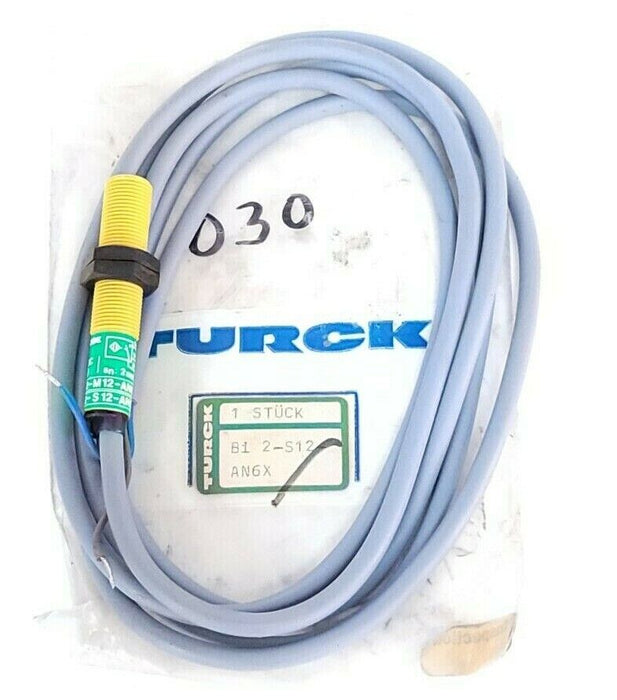 NEW TURCK BI2-S12-AN6X PROXIMITY SENSOR BI2-M12-AN6X 10-30VDC, SN: 2mm