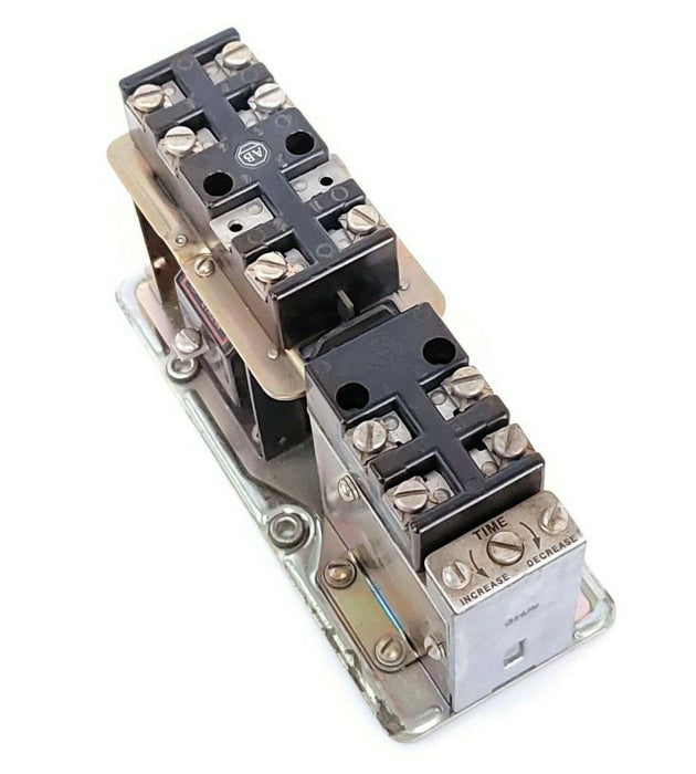 ALLEN BRADLEY 849-ZOD32 SER B TIME DELAY RELAY 849ZOD32 W/ 21A244 COIL 849-Z0D32
