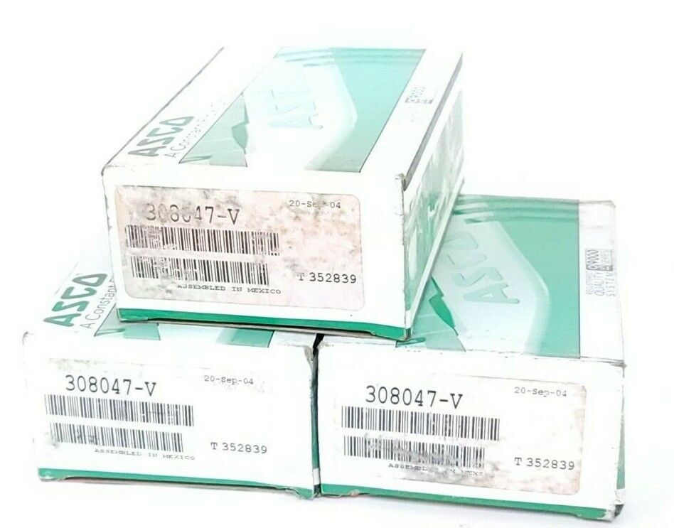 LOT OF 3 NIB ASCO 308047-V REBUILD KITS 308047V