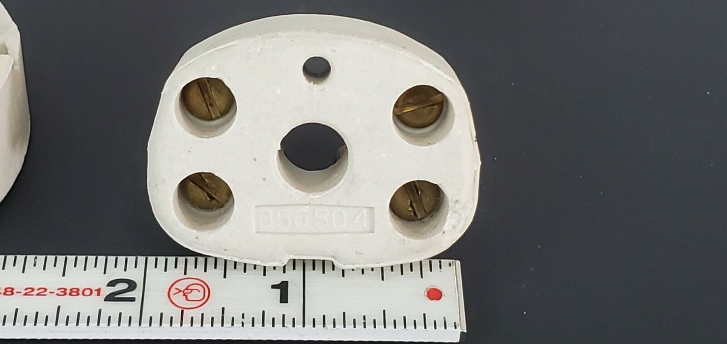 LOT OF 5 GENERIC 356504 CERAMIC TERMINAL BLOCKS