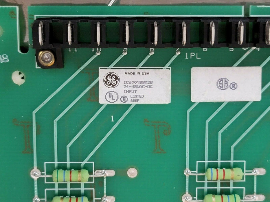 NIB GE FANUC IC600YB802B INPUT MODULE 48VAC W/ IC600FP802A FACEPLATE