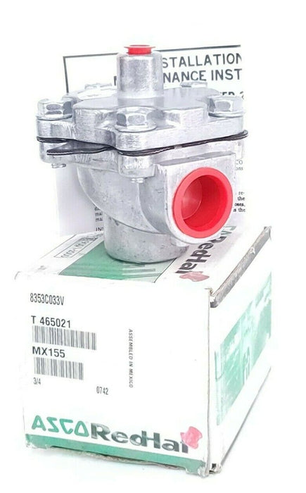 NIB ASCO 8353C033V DIAPHRAGM VALVE 3/4''
