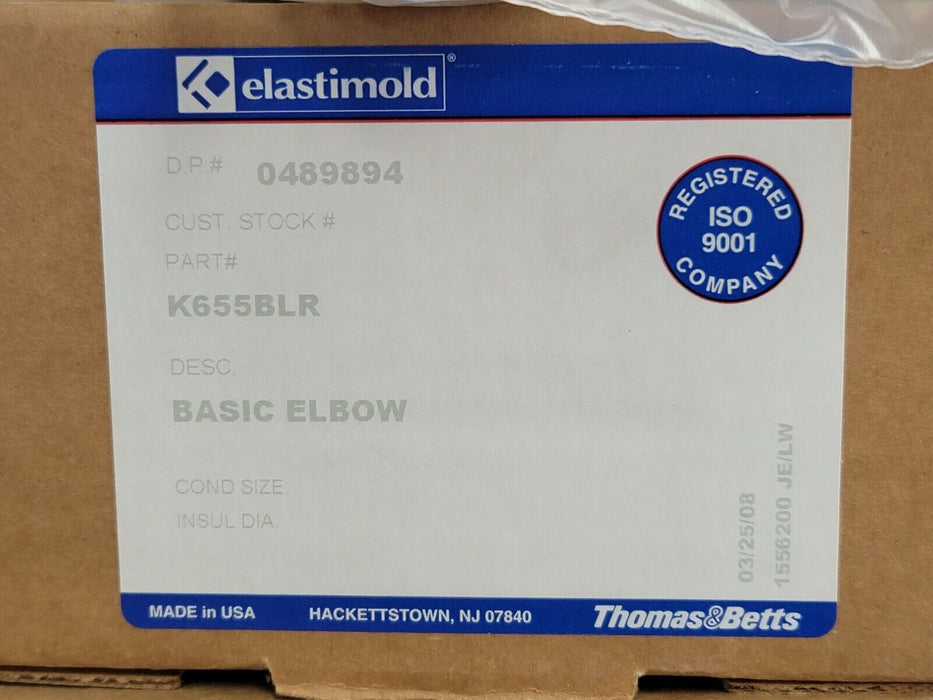 NIB ELASTIMOLD ECS-G3 JACKETED CABLE GROUNDING AND SEALING KIT K655BLR