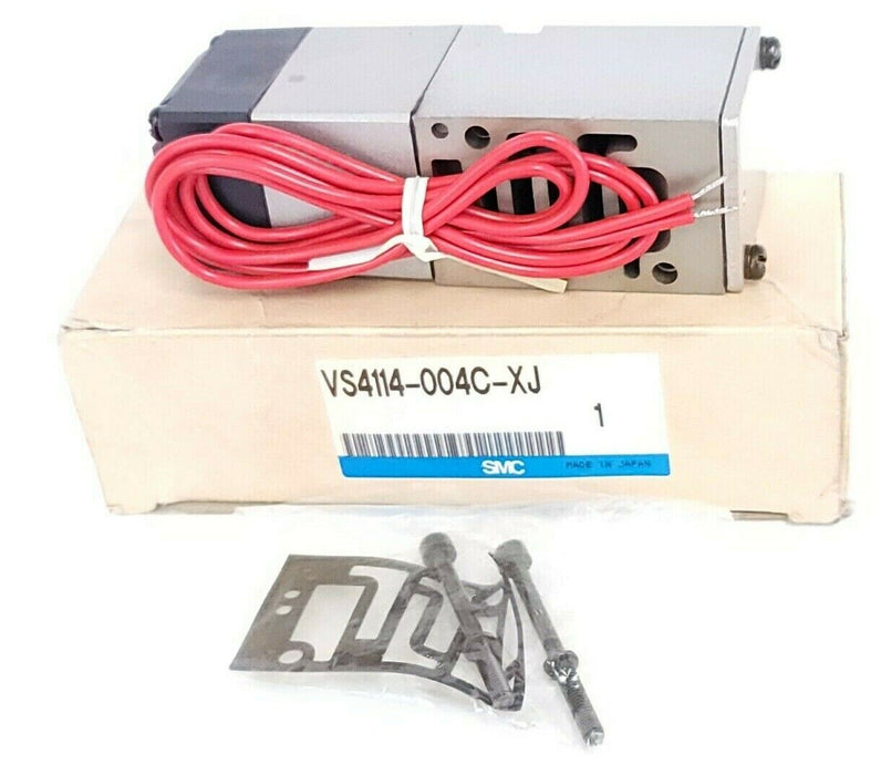 NIB SMC VS4114-004C-XJ SOLENOID VALVE VS4114-004C 0~1MPa