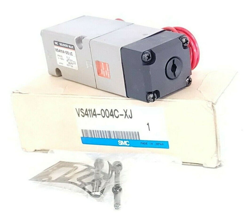 NIB SMC VS4114-004C-XJ SOLENOID VALVE VS4114-004C 0~1MPa