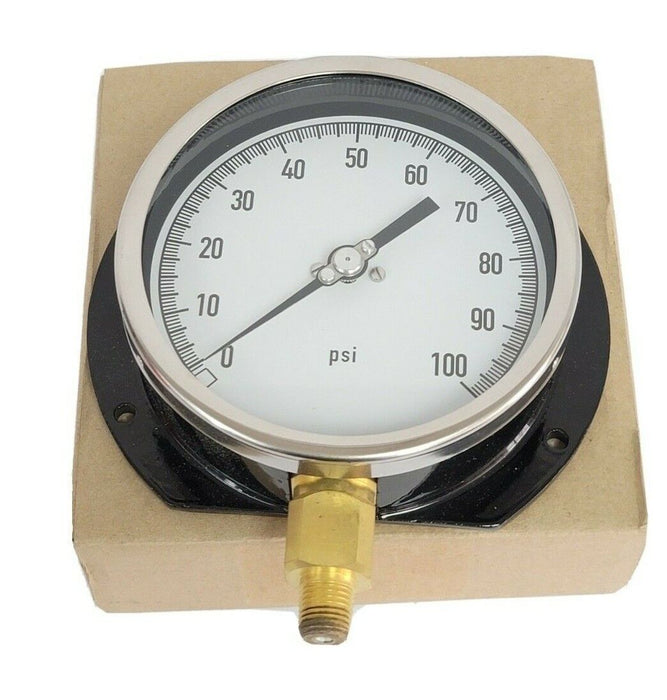 NIB GRAINGER 11A487 PRESSURE GAUGE 0-100 PSI