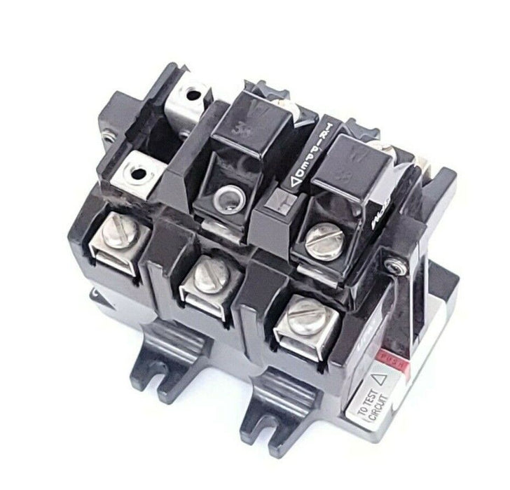 ALLEN BRADLEY 592-BOV16 OVERLOAD RELAY SER. B W/ TWO W38 HEATER ELEMENTS
