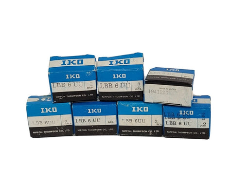 LOT OF 7 NIB IKO LBB6UU LINEAR BUSHINGS