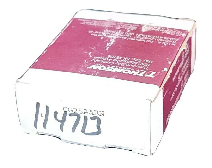 NIB THOMSON CG25AABN SIZE 25 LINEAR BALL BEARING