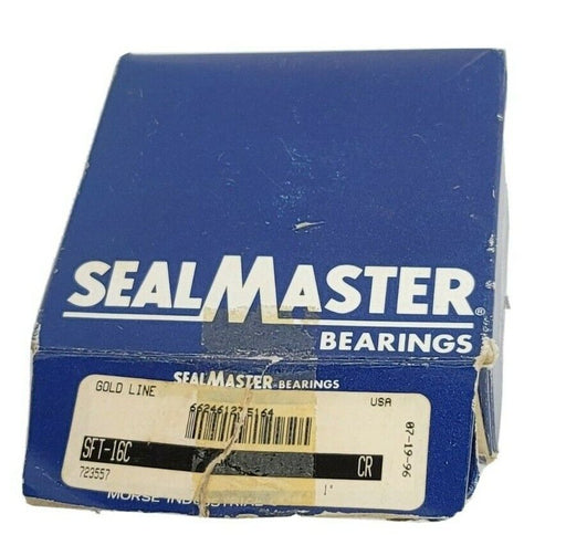 NIB SEALMASTER SFT-16C FLANGE MOUNT BEARING 2 BOLT 1 INCH BORE