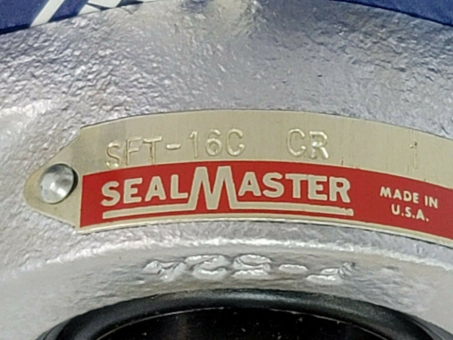 NIB SEALMASTER SFT-16C FLANGE MOUNT BEARING 2 BOLT 1 INCH BORE