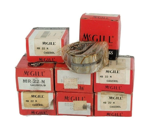 LOT OF 8 NIB MCGILL MR22N CAM FOLLOWERS MR-22-N