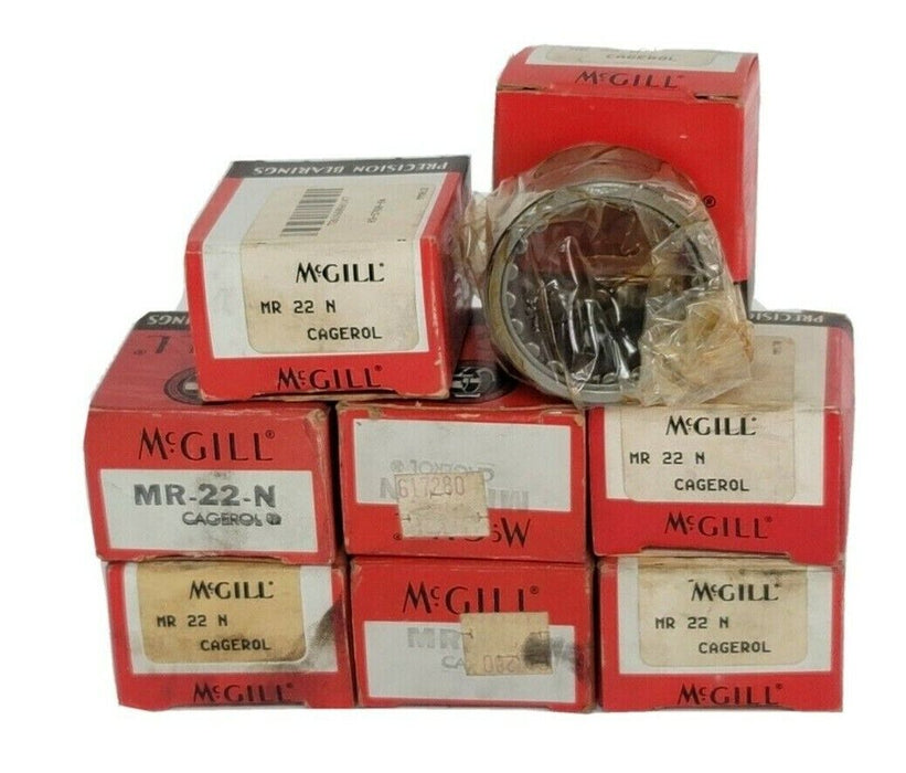 LOT OF 8 NIB MCGILL MR22N CAM FOLLOWERS MR-22-N