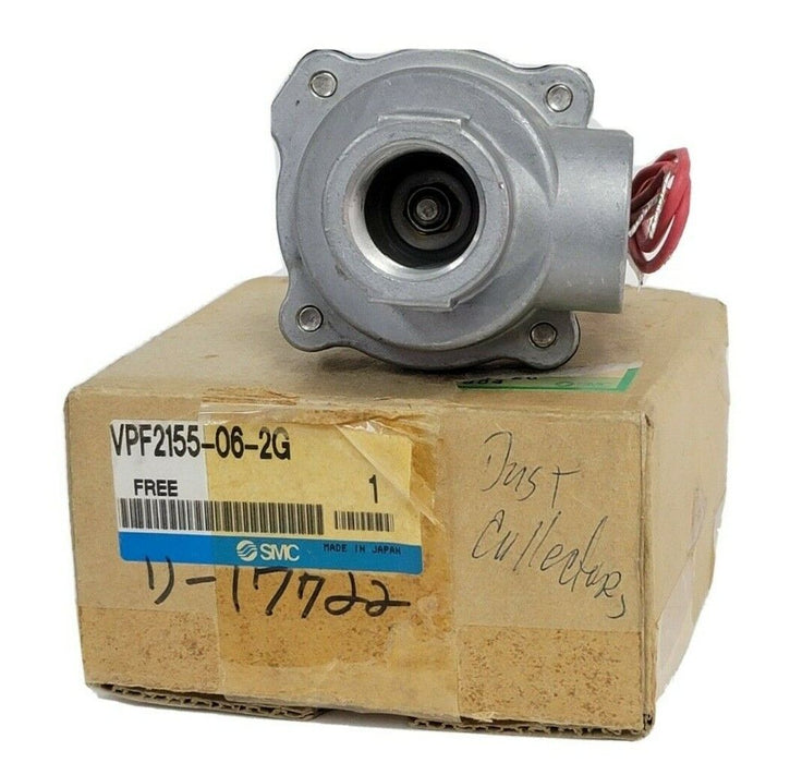 NIB SMC VPF2155-06-2G SOLENOID VALVE VPF2155062G PIPE SIZE: 3/4''