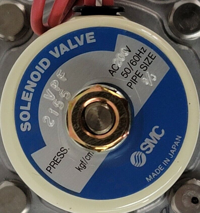 NIB SMC VPF2155-06-2G SOLENOID VALVE VPF2155062G PIPE SIZE: 3/4''