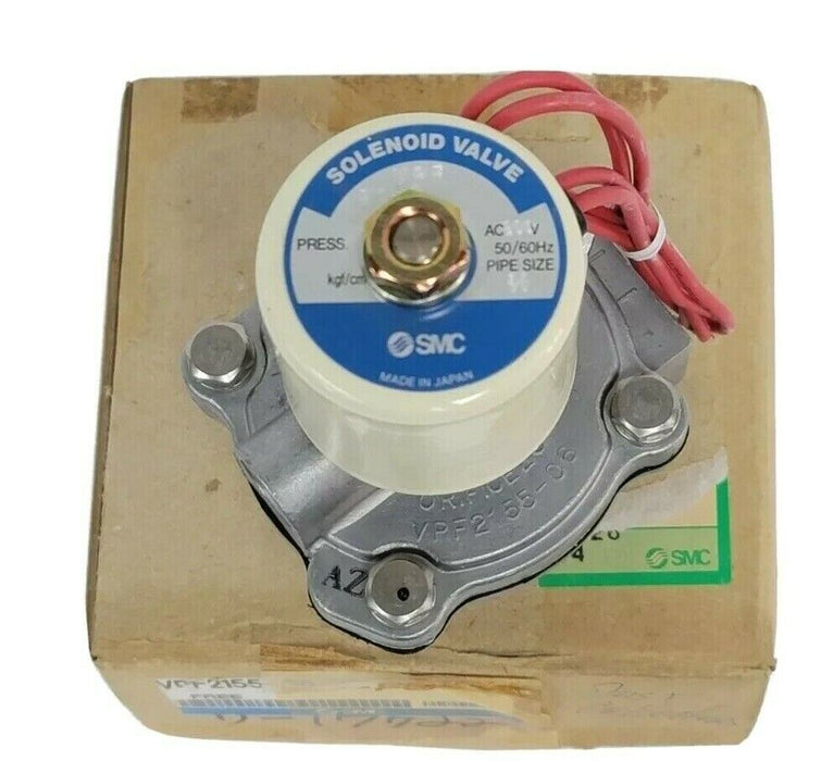 NIB SMC VPF2155-06-2G SOLENOID VALVE VPF2155062G PIPE SIZE: 3/4''