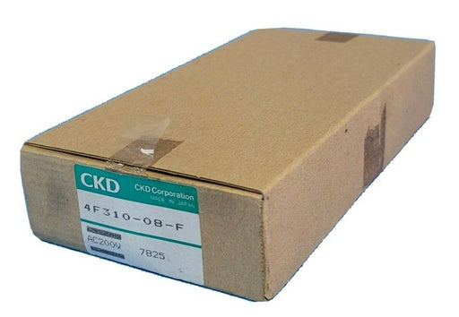 NIB CKD 4F310-08-F SOLENOID VALVE AC200V 4F31008F, 4F310-F, 0.1-1.0 MPa