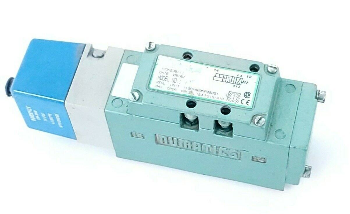 NUMATICS I12BA400MP00061 SOLENOID VALVE 150PSIG 236-384B 24VDC 4.0W COIL