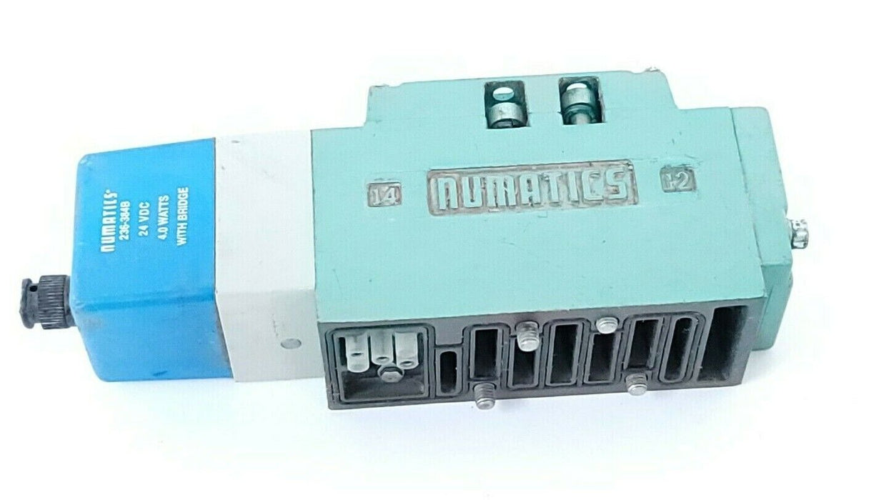NUMATICS I12BA400MP00061 SOLENOID VALVE 150PSIG 236-384B 24VDC 4.0W COIL