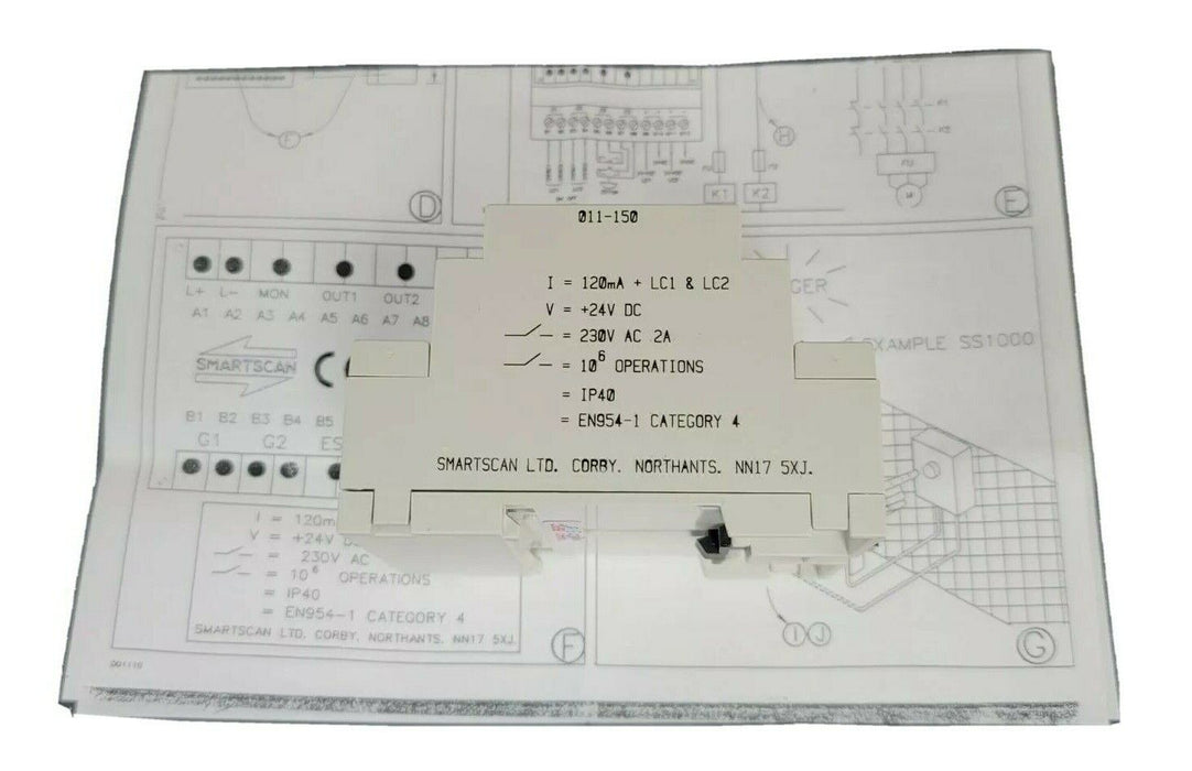 NEW SMARTSCAN 011-150 LIGHT CURTAIN 011150, 24V DC 011150