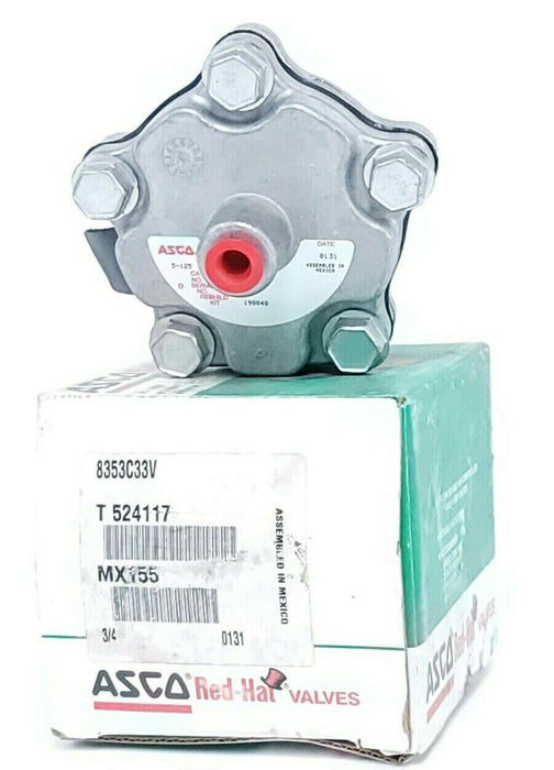 NIB ASCO 8353C33V VALVE 3/4'' 5-125
