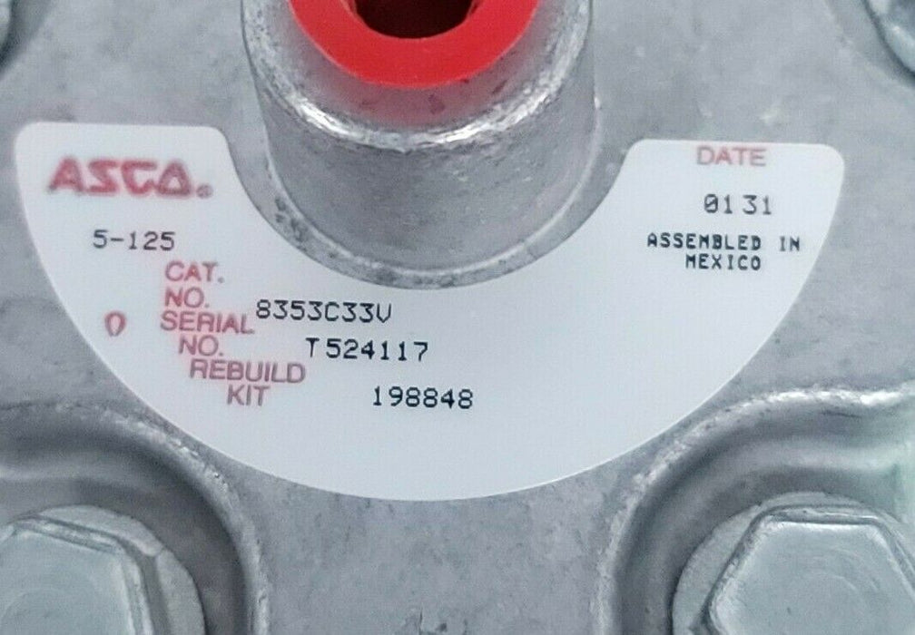NIB ASCO 8353C33V VALVE 3/4'' 5-125