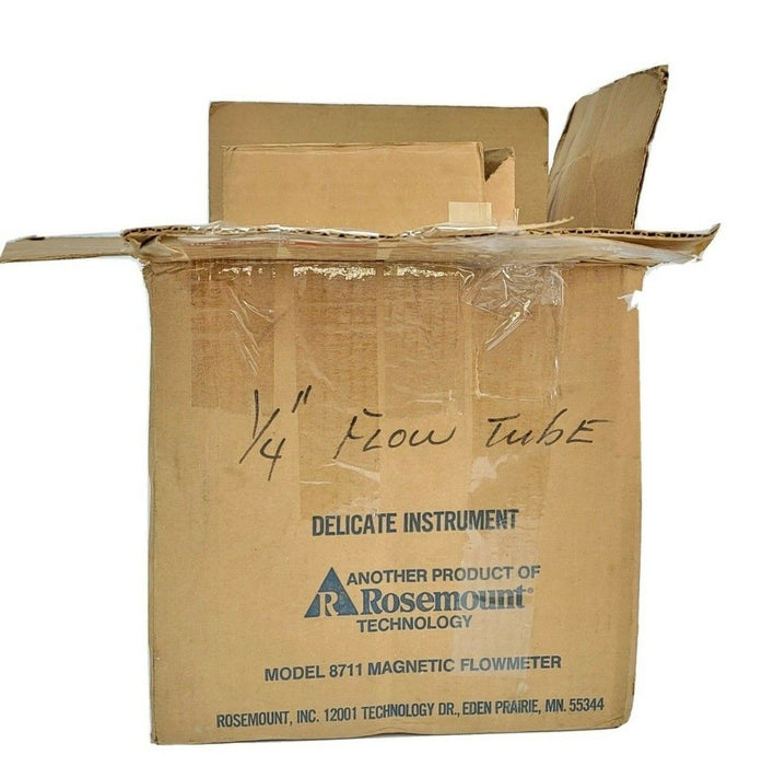 NIB ROSEMOUNT 8711RRE30FR1 MAGNETIC FLOWTUBE 285PSI 1.97MPA, 8711-3005-0001