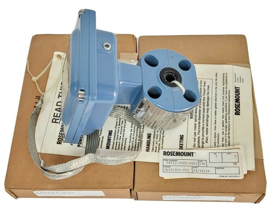 NIB ROSEMOUNT 8711RRE30FR1 MAGNETIC FLOWTUBE 285PSI 1.97MPA, 8711-3005-0001