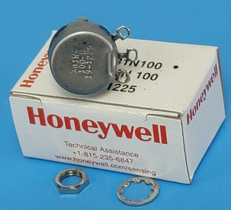 NIB HONEYWELL 381N100 CONDUCTIVE PLASTIC POTENTIOMETER