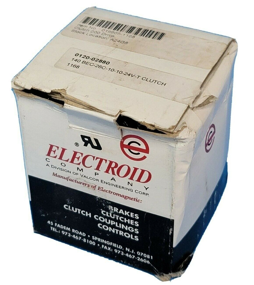 NIB ELECTROID 140-BEC-26C-10-10-24V-T CLUTCH BREAK 0120-02880