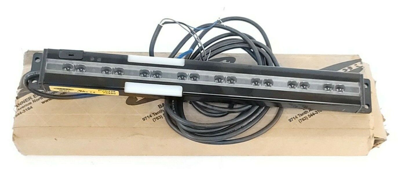 BANNER PVD225 PVD SERIES: PARTS VERIFICATION 225 MM 8 CHANNEL 70990 (IN BOX)