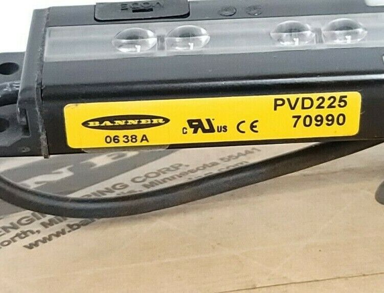 BANNER PVD225 PVD SERIES: PARTS VERIFICATION 225 MM 8 CHANNEL 70990 (IN BOX)