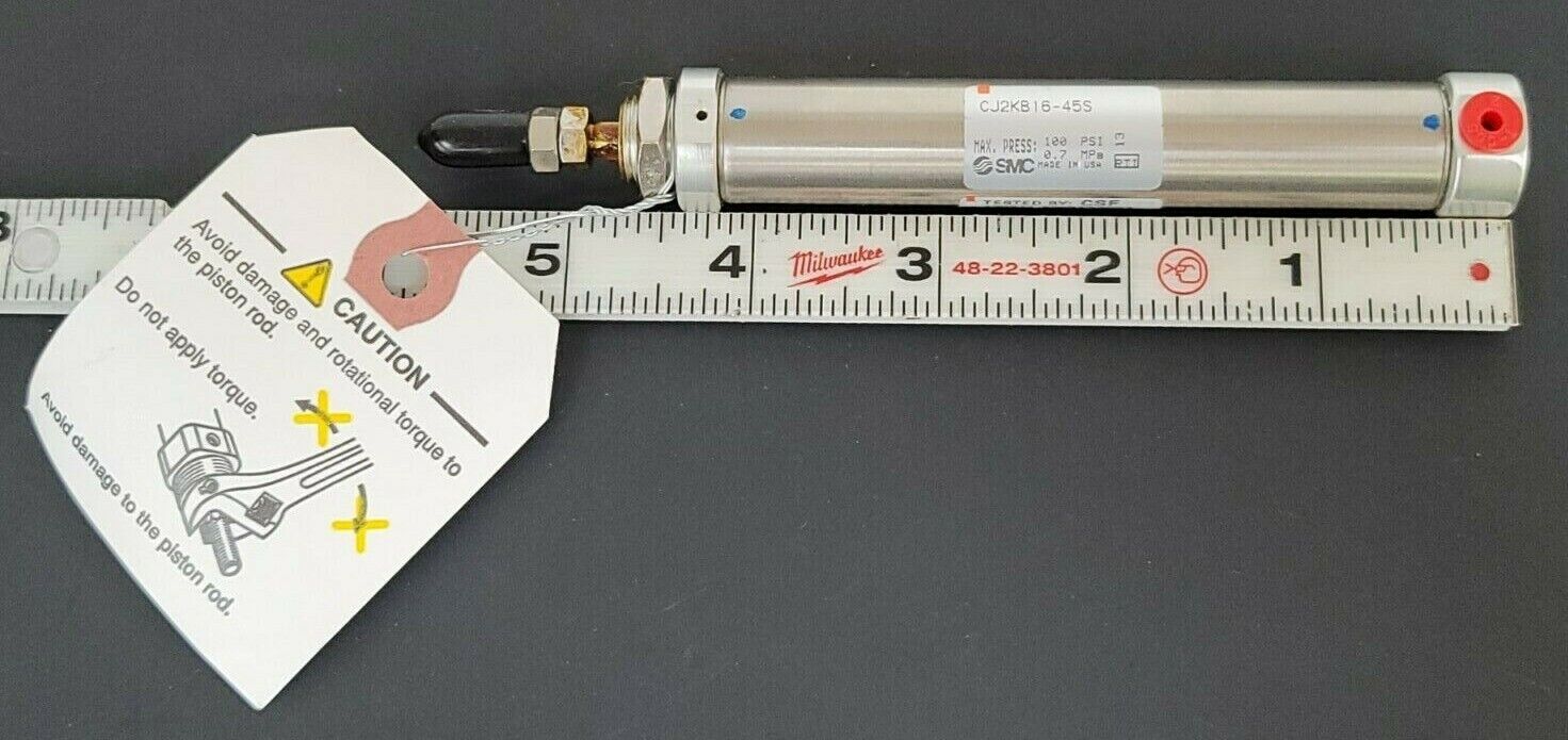 NEW SMC CJ2KB16-45S PNEUMATIC CYLINDER 100PSI, 0.7 MPa
