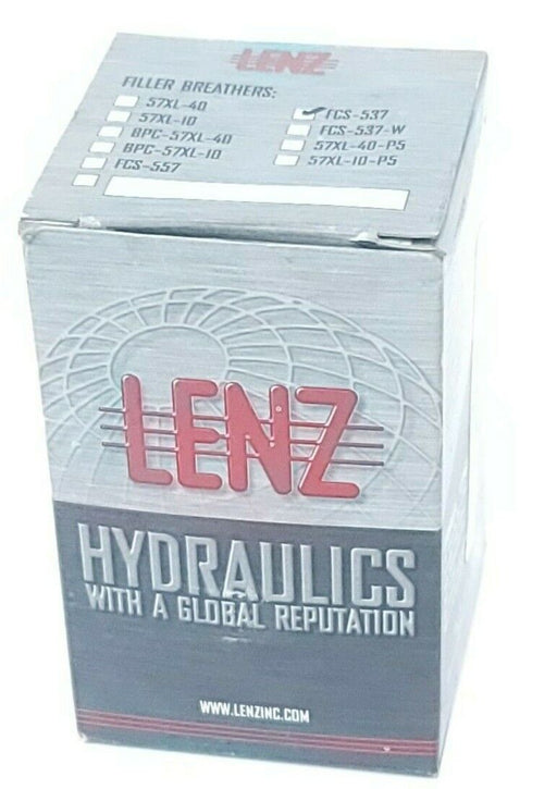 NIB LENZE FCS-537 WEATHERPROOF FILLER BREATHER ASSEMBLY 10 MICRON 180 GPM