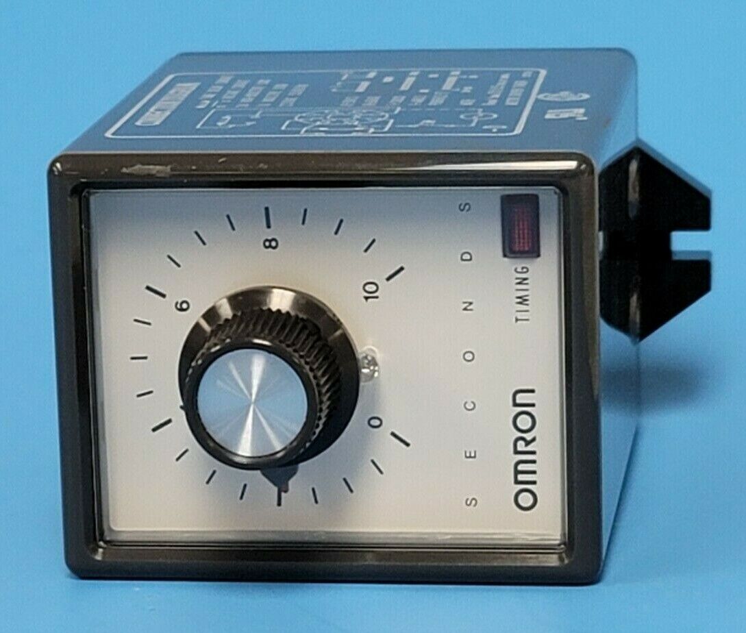 OMRON STP-MND-AA-UA SOLID STATE TIMER 0-10 SEC 120 VAC STPMNDAAUA