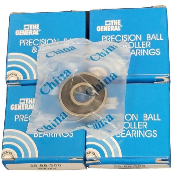LOT OF 4 NIB THE GENERAL BEARING 38-88-300 BEARINGS 6082RS