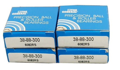 LOT OF 4 NIB THE GENERAL BEARING 38-88-300 BEARINGS 6082RS