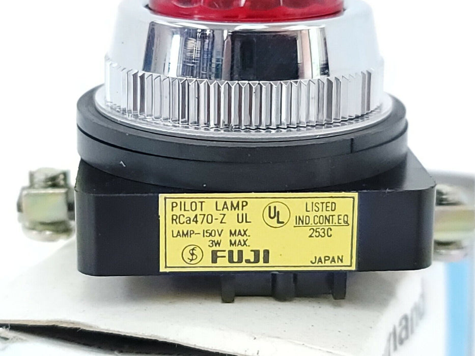 NIB FUJI RCA470 COMMAND SWITCH RCA470-Z, RCA470 ZKR18/UL RED LENS